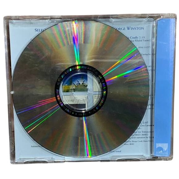 Vintage 1996 George Winston PROMO CD Selections from Other Recordings - Picture 3 of 3